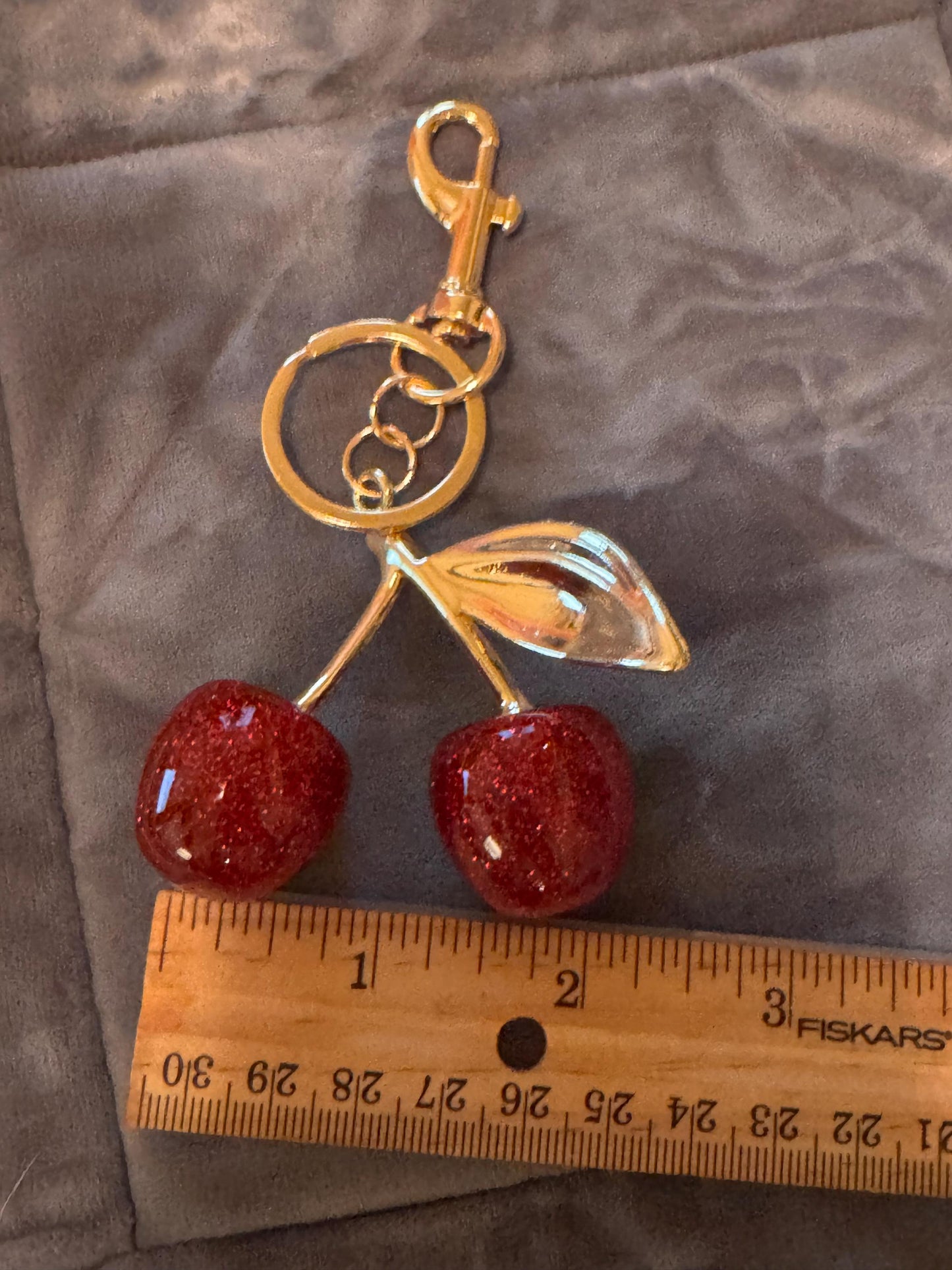 Cherry Bag Charm